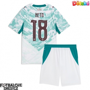 Portugalsko Pedro Neto #18 Dětské Venkovní dres komplet MS 2026 Krátký Rukáv (+ trenýrky)